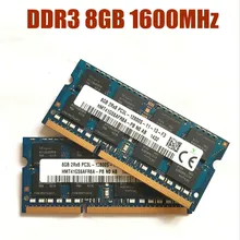 KcmsywjR 8 Гб PC3L-12800S DDR3 1600 МГц 8 Гб памяти для ноутбука DDR3L 8G PC3L 12800S 1600 МГц модуль для ноутбука SODIMM ram