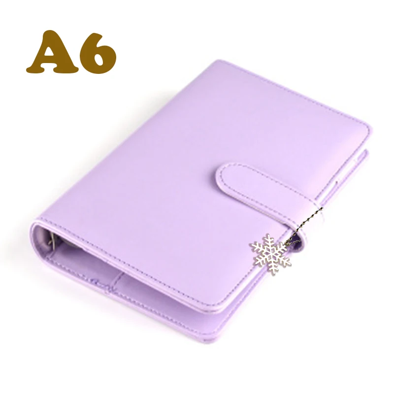 

Macaron A6 Cover For Notebook Book Spiral Binder Travel Bullet Journal Filler Paper Dot Grid Planner Accessories Agenda