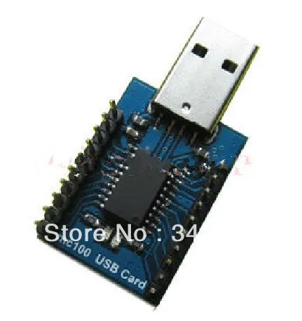 

Free Shipping!!! USB data acquisition card control to read and write single-chip IO pin interface chip MC100 module sensor