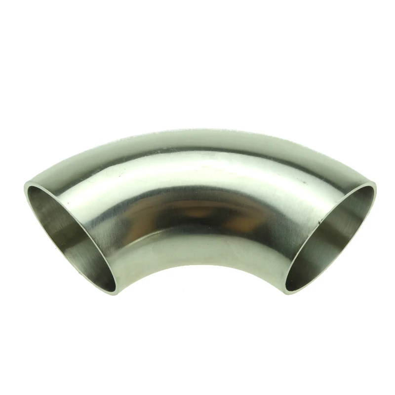 

38mm 1.5" Pipe OD Sanitary Pipe Fitting Butt Weld 90 Degree Elbow Bend For Home brew Wine Beer 304 Stainless Steel