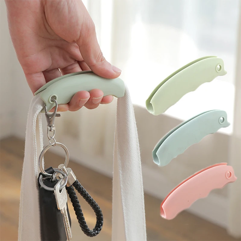 

1PC Convenient Bag Hanging Quality Mention Dish Carry Bags Kitchen Gadgets Silicone Candy Color Save Effort Tools Dropship