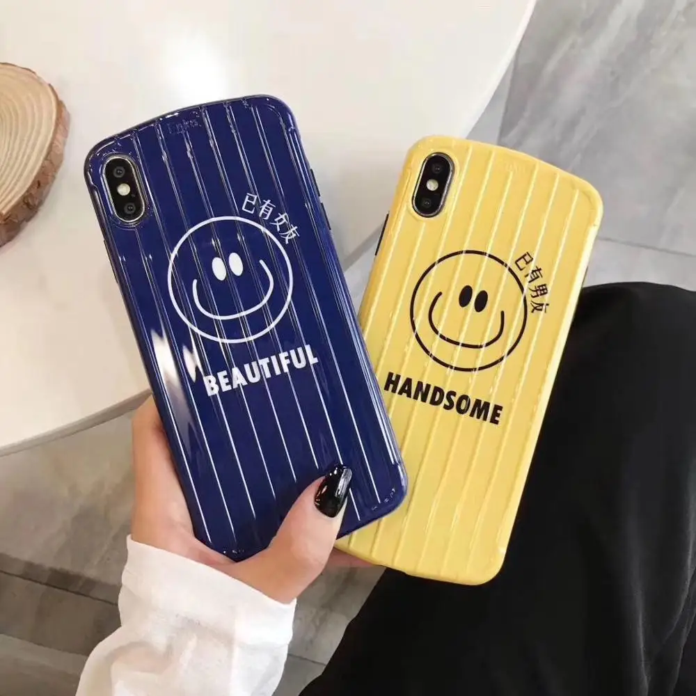 

Have already has a boyfriend girlfriend The glossy turnkey mobile phone shell Case for iphone 6 7 8 pule X xR XsMAX