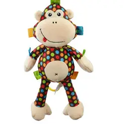 Sozzy Детские коляски/кровать вручать колокол игрушка мягкая плюшевая обезьяна звон музыкальные игрушки скидка 20%
