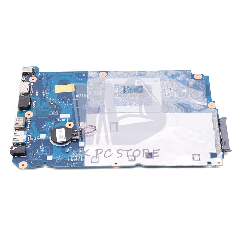  NOKOTION 5B20L46211 CG520 NM-A801 Mainboard For Lenovo ideapad 110-15IBR laptop motherboard SR2KN N