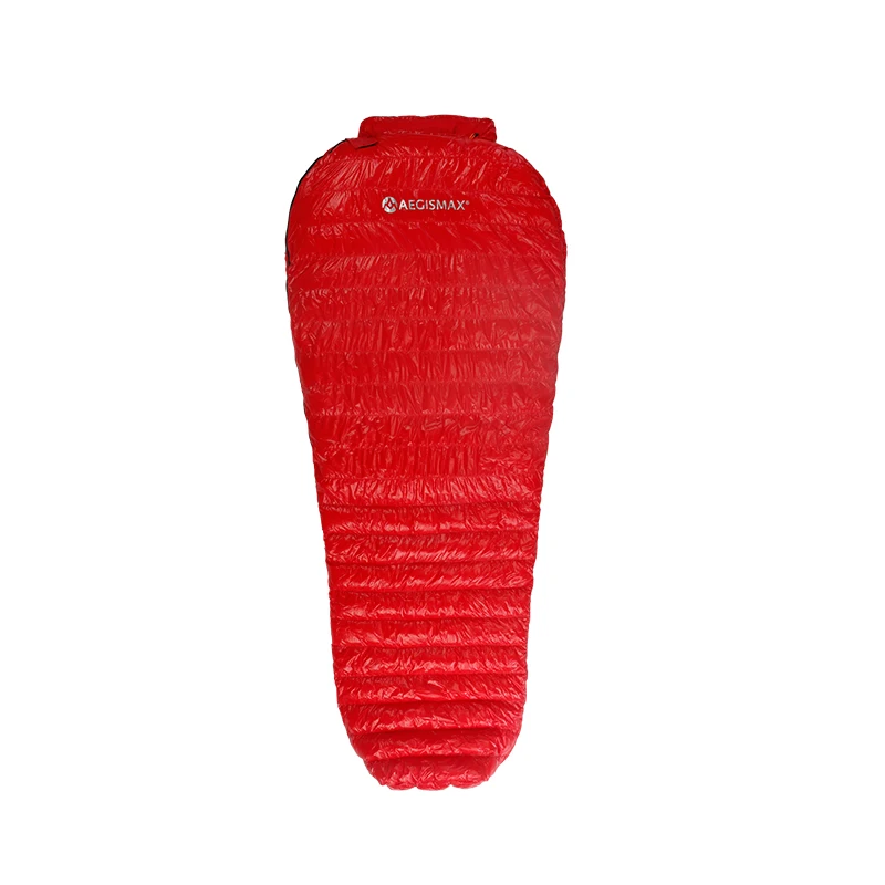 Bolsa de Dormir Branco para Baixo Aegismax Novo Mini Atualização Ganso Splicing Mummy Ultraleve Caminhadas Camping 800 fp Nano Nano2 Vermelho Azul 95% Mod. 1257325 2 Saco de Dormir Aegismax Novo Mini Atualização