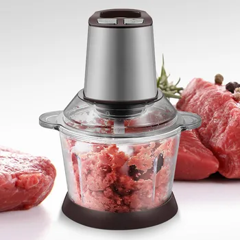 

Meat Grinders Large capacity meat grinder commercial electric crushing and beating vegetables fruits supplementary food dump NEW