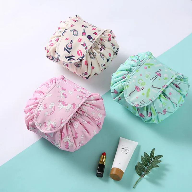 Animal Unicorn Drawstring Lazy Cosmetic Bag Makeup Case Women Travel Make Up Organizer Storage Pouch Toiletry Wash Beauty Kit Animal Unicorn Drawstring Lazy Cosmetic Bag Makeup Case Women Travel Make Up Organizer Storage Pouch Toiletry Wash Beauty Kit