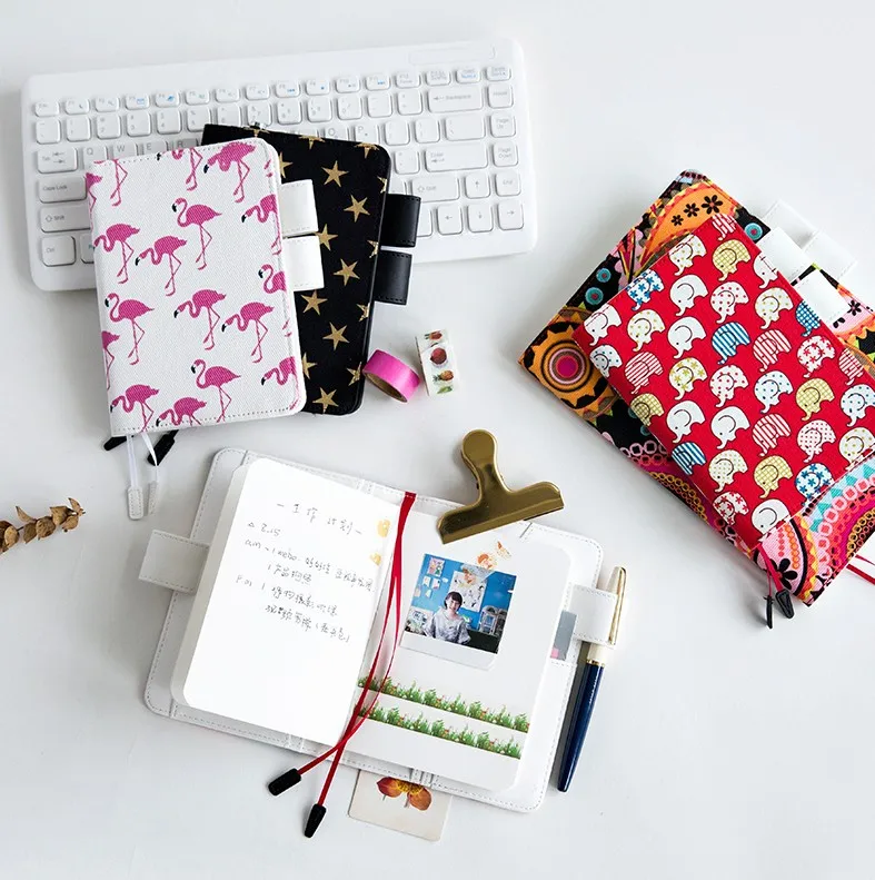 

2018 time stage hobonichi style Diary billbook a5 a6 notebook hobo stationery Fairy tale kingdom Peiris flowers baby elephant