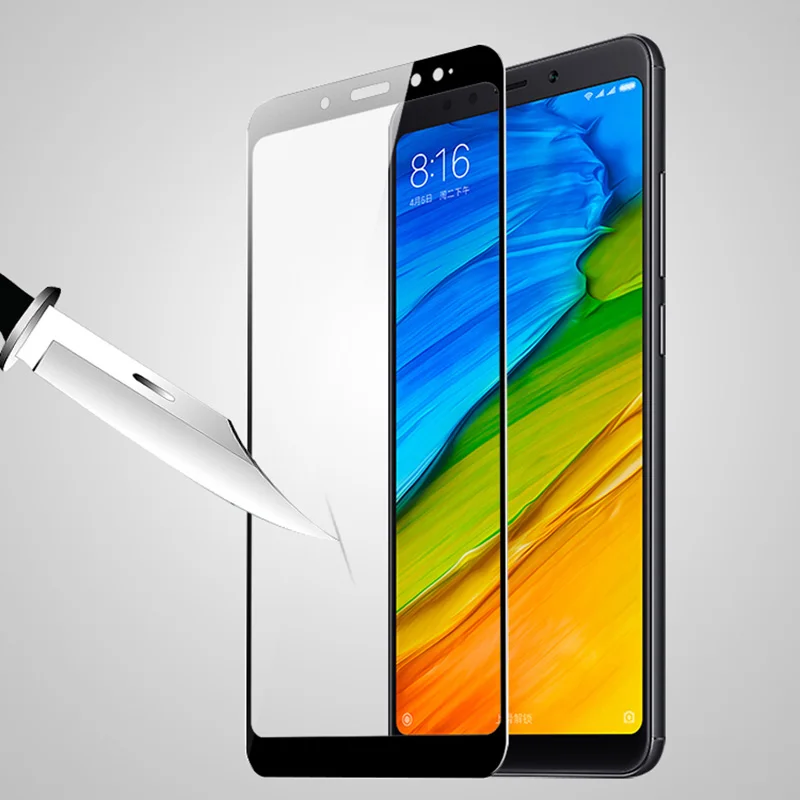 защитная пленка с полным покрытием стекло защита экрана на xiomi xiaomi redmi note 5 целый п