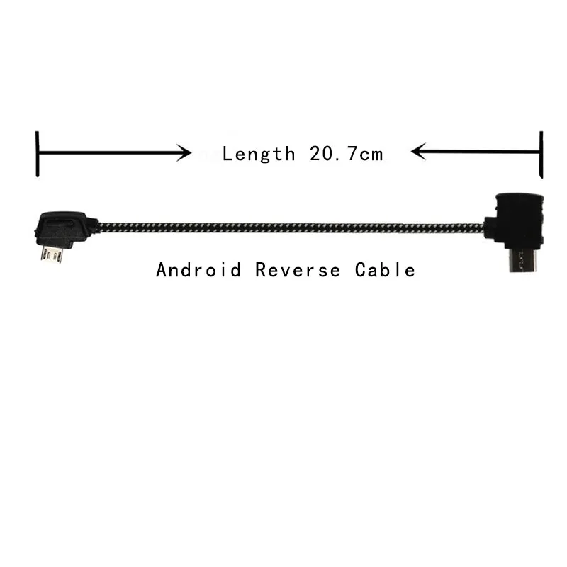 Беспилотный пульт дистанционного управления IOS type-c кабель Android Micro USB линия передачи данных для DJI Mavic 2 Pro мобильный телефон планшет передача провода - Цвет: Android Reverse 20.7