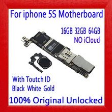 16 Гб/32 ГБ/64 ГБ для iphone 5S материнская плата с полным чипом, оригинальная разблокированная материнская плата для iphone 5S с сенсорным ID