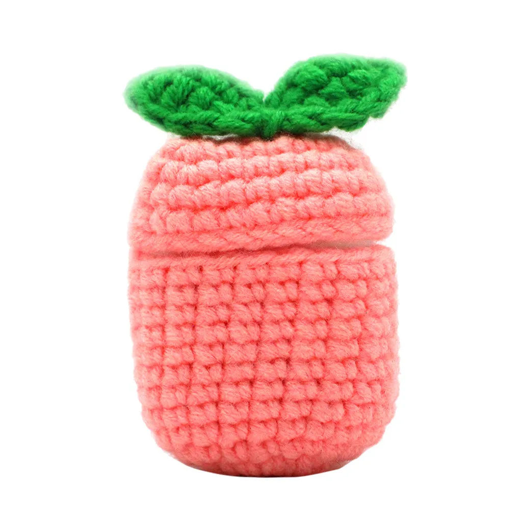 For Air Pods Protective Case Cute Knitting wool Winter Protective Case Cover for Airpods Earphones For Apple Wireless Earbuds