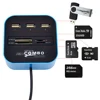 CHIPAL все в одном usb-хаб кард-ридер мульти USB разветвитель комбо Поддержка Micro TF/SD/M2 MS SDHC MMC карты usb-хаб 2,0 для портативных ПК ► Фото 2/6