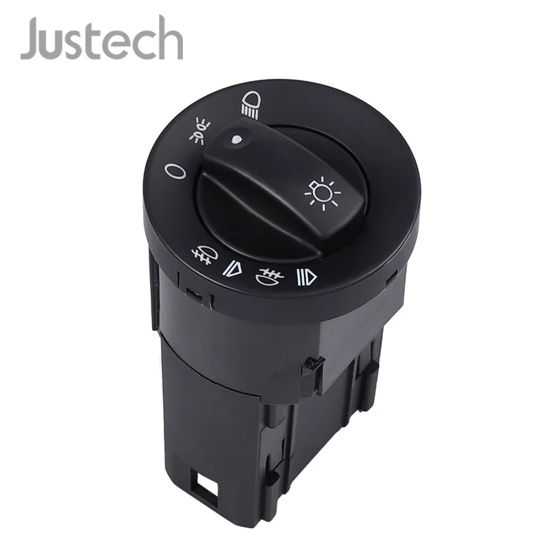 

Justech New Fog Light Headlight Switch 8E0941531A For VW Audi A4 8E B6 B7 Year 2000 - 2007 17 Pins Car Light Switch