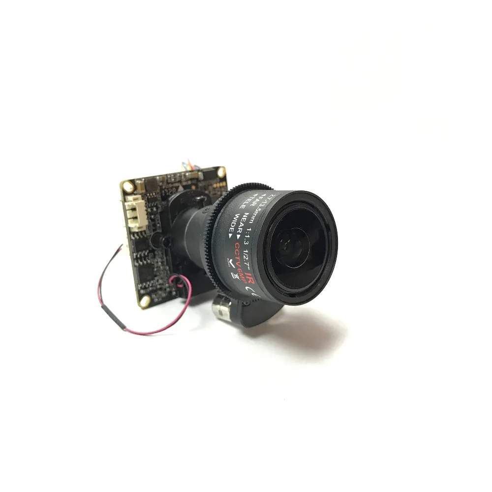 Низкой освещенности H.265/H.264 sony Сенсор IMX291 Hi3516CV300 2MP 1080 P звук для камеры модуль с 2MP 2,7-13,5 мм вариообъектив с сервоуправлением