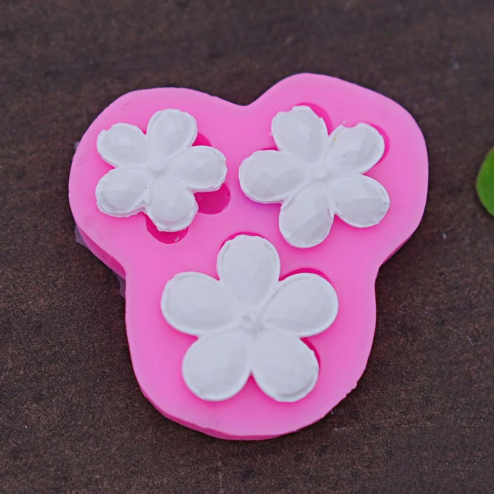Flower Fondant Silicone Mold Cake Decorating Tools Confeitaria molde de silicone Sugarcraft Biscuit Cookie Chocolate | Дом и сад