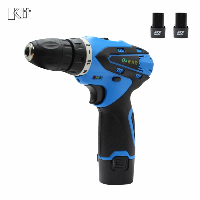 12V 16.8V 21V 25V Screw gun Electric drill screwdriver Battery*2 Screwdriver rechargeable with