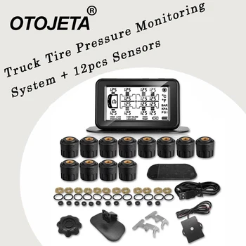 

Built in rechargeable battery Tire Pressure Monitoring System Truck TPMS 6/8/10/12 Sensors for goods vehicles, buses, trailers