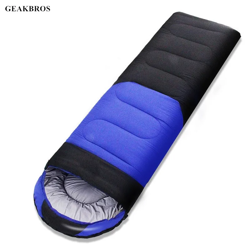Livre para Baixo Saco de Dormir Acampamento ao ar 1.6 Kg e 1.8 kg Ultraleve Envelope Algodão Confortável 210 80 cm