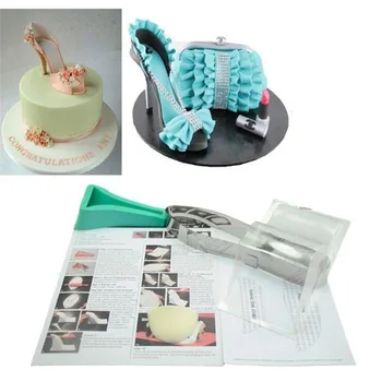

Brand new High Heel Shape Fondant Cake Mold Model Sugar Chocolate Mold DIY Baking Kitchen Cake Decoration Tool