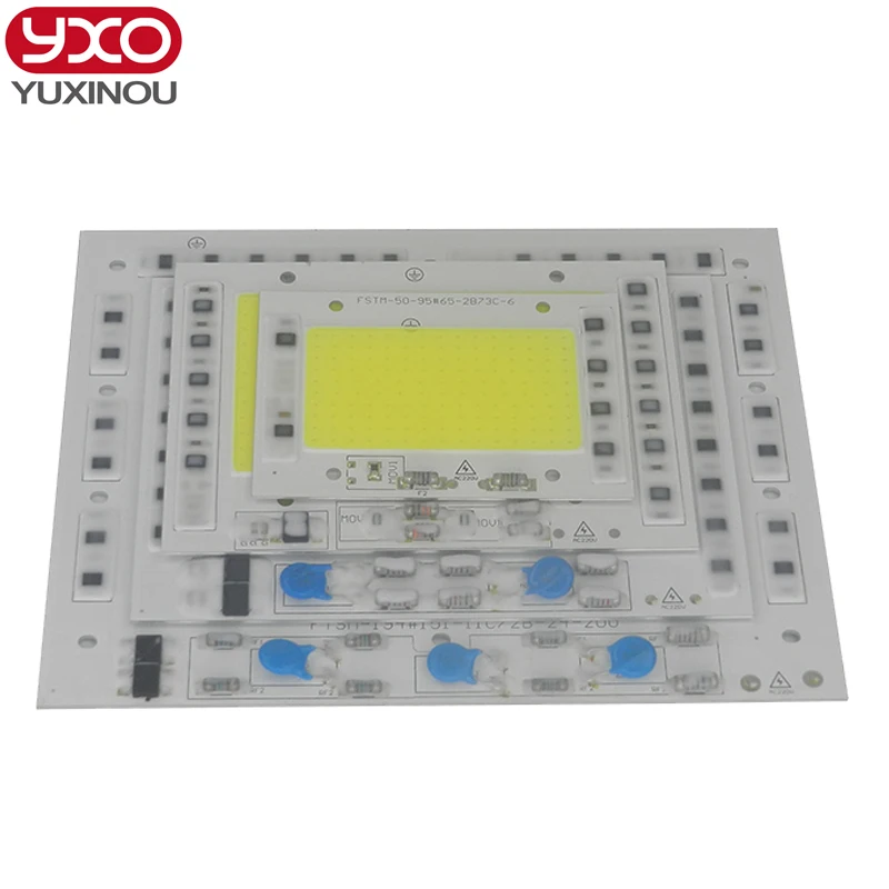 

[YXO] LED COB Bulb Chip 50W 100W 150W 200W LED Chip 230V Input IP65 Smart IC Fit For DIY LED Flood Light Cold White Warm White