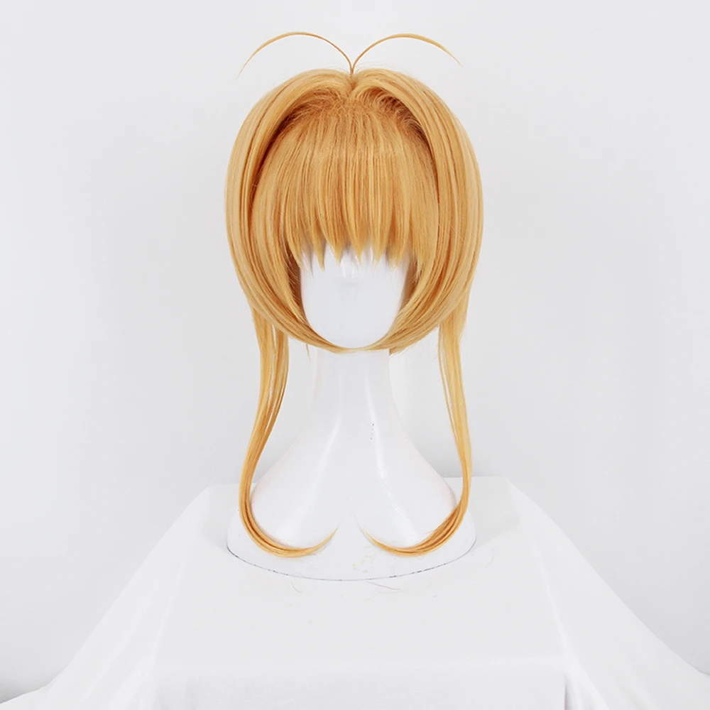 

2019 Card Captor SAKURA Wig Cosplay Costume Cute Hair Wigs For Women High Temperature Synthetic Halloween Anime Lolita Wig