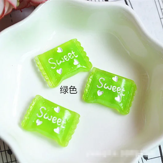12 шт. Slime Подвески Конфеты Сахар из полимера Пластилин клейкие аксессуары бусы