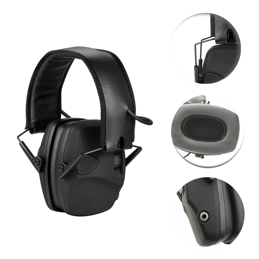 

Electronic Earmuff NRR22DB Single Microphone Hunting Earmuffs Tactical Shooting Hearing Protection And Replacement Ear Cup