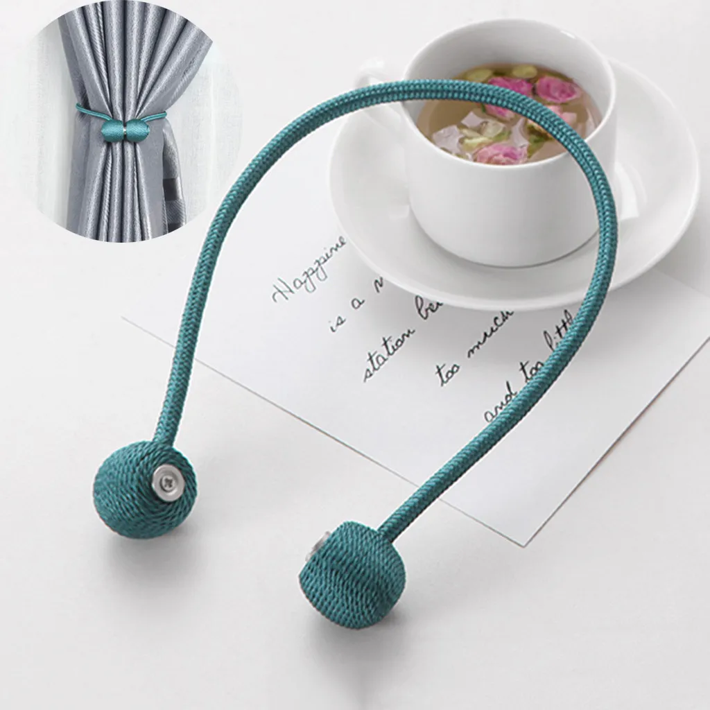 

Non-perforated curtain binding magnetic absorption curtain fastener Curtain Buckle Tie Holder Buckle Clamp For Bedroom