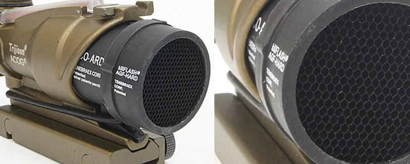 Страйкбол cqc Тактический ACOG Killflash 4X32 ACOG область Защитная крышка Анти-отражение устройства