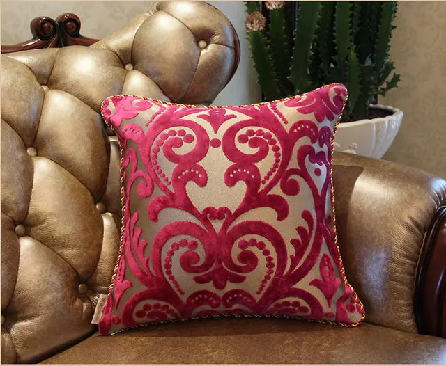 European Style Luxury Sofa Decorative Throw Pillows Cushion Home Decor  Almofada Cojines Decorativos 45X45cm Recommend - China Macrame Cushion  Covers and Macrame Pillow Covers price