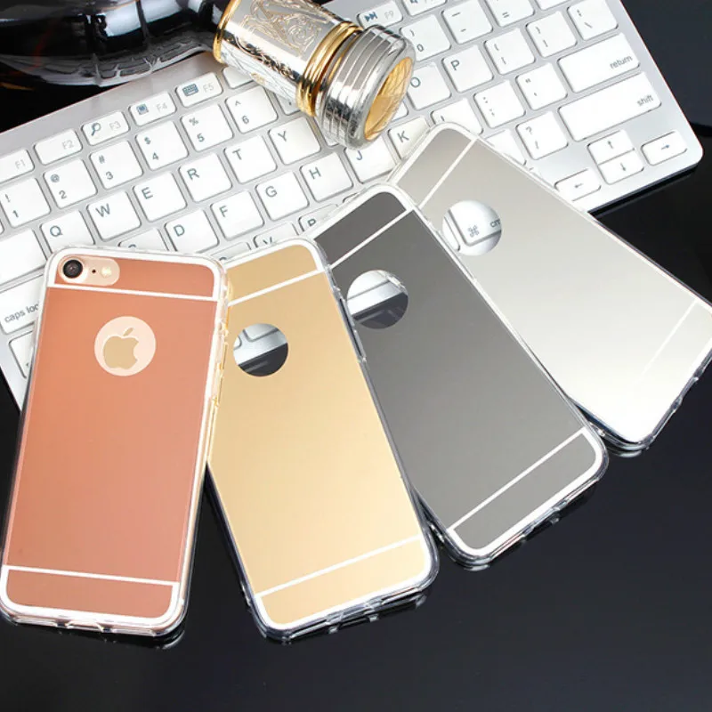 Оригинальный роскошный зеркальный чехол для телефона iPhone XS Max чехлы XR X 6 6S 7 8 Plus 5 5S