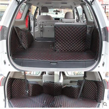 Лучший ковры! Специальные коврики для багажника для Mitsubishi Pajero Sport 7 мест-2008 водонепроницаемые коврики для багажника