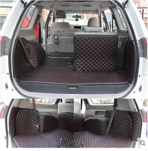 Best carpets! Special trunk mats for Mitsubishi Pajero Sport 7seats 2014-2008 waterproof trunk cargo liner mats,Free shipping