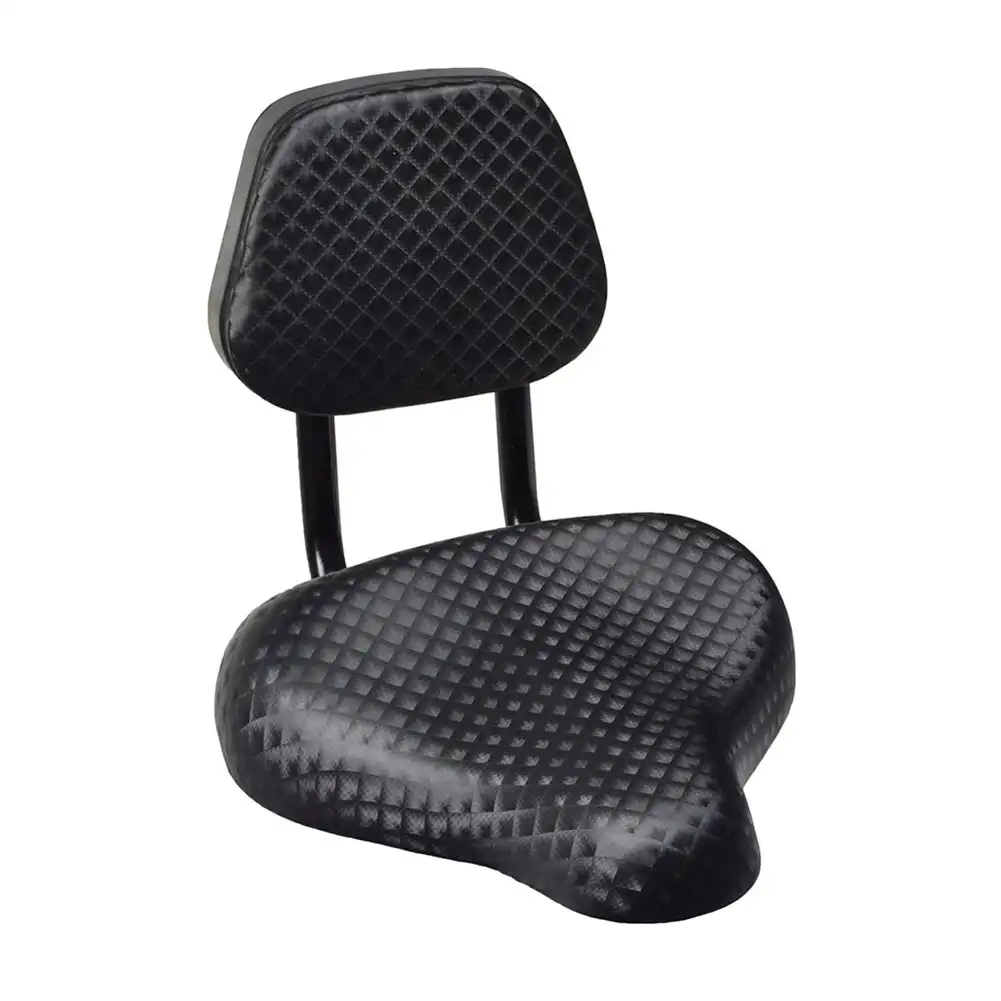 saddle seat with backrest