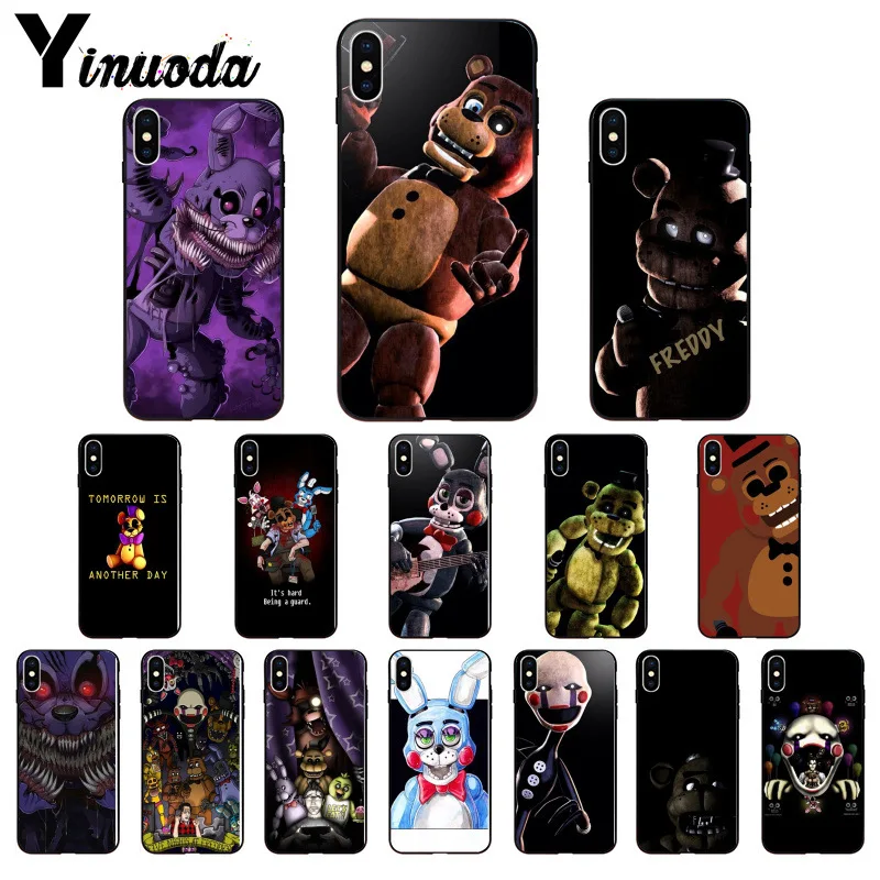 

Yinuoda five nights at freddy's fnaf freddy Newly Arrived Cell Phone Case for Apple iPhone 8 7 6 6S Plus X XS MAX 5 5S SE XR