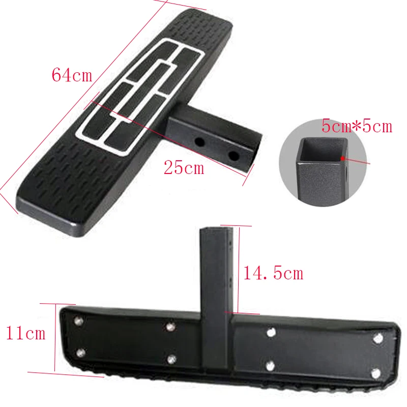 لتويوتا لاند كروزر 08-18 دورية Y62 QX56 2010-2015 الباب الخلفي جذع هوك سحب الباب الخلفي عقبة خطوة شريط القدم دواسة سلم