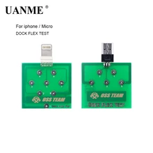 UANME 2 шт./лот, зарядное устройство для мобильного телефона, зарядная док-станция, гибкий тест, инструменты для ремонта iPhone, Android