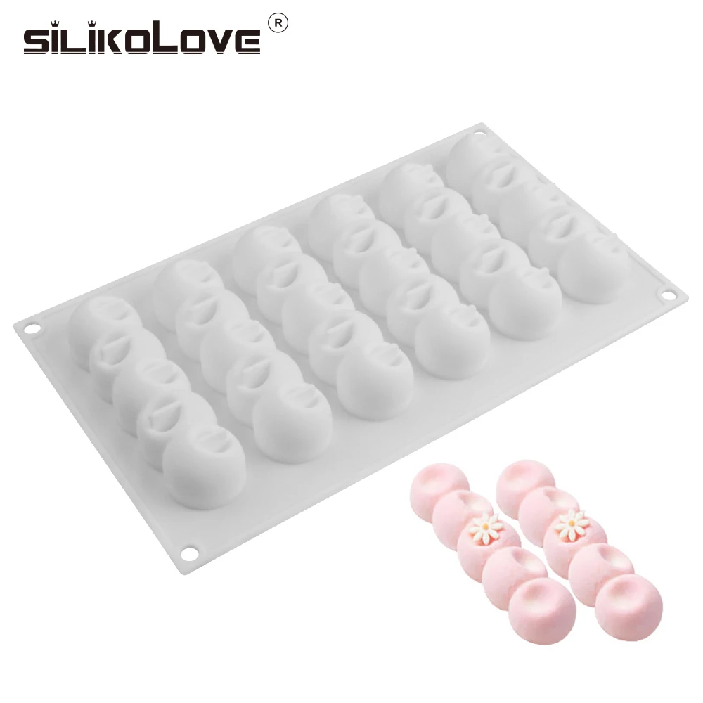 

SILIKOLOVE Diy Decorating Chocolate Brownie 6 Cavity Silicone Mousse Cake Mould Make Dessert Wedding Party Tool
