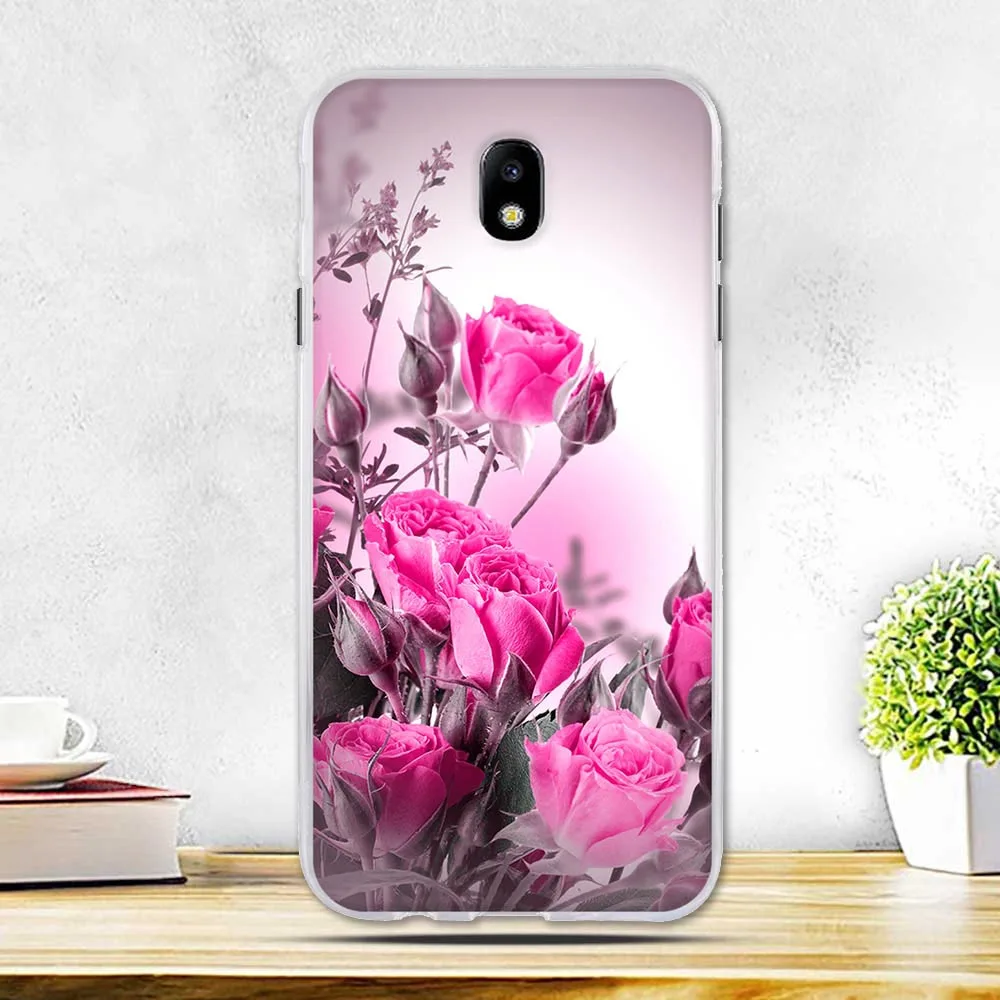 حقيبة لهاتف سامسونج غالاكسي J7 2017 الاتحاد الأوروبي حالة لينة غطاء من البولي يوريثان الحراري ل غالاكسي J7 الموالية حقيبة لهاتف سامسونج J730 عودة ...