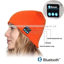 

SOVOGU Bluetooth Earphone Hat for IOS Android Phones Men Women Winter Outdoor Sport Bluetooth Headset Stereo Music Hat Wireless