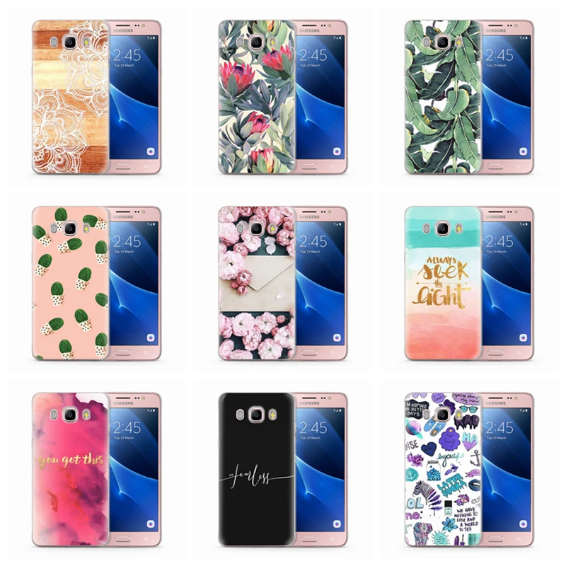 

For Funda Samsung Galaxy J7 2016 Case J710 J710F Phone Cases Case Silicone TPU Back Cover Soft TPU Mobile Phone Cases W003