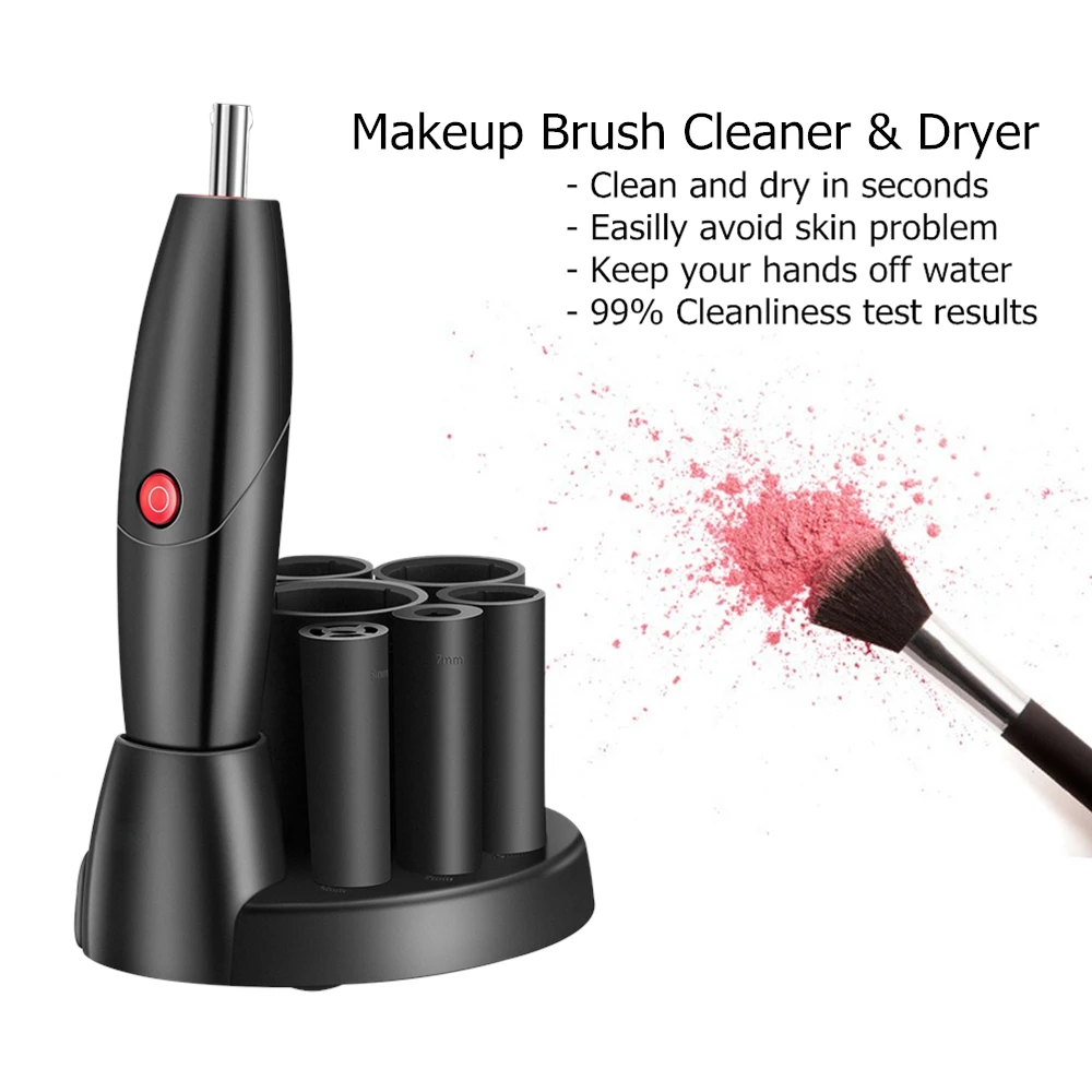 

Electric Makeup Brush Cleaner Portable Brushes Washing Tool Universal Dryer Set For Make Up Brush Cosmetic Auto Clean Machine