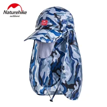Naturehike уличная солнцезащитная Кепка, складная дышащая антимоскитная Кепка, мужская и женская солнцезащитная Кепка, профессиональная рыболовная Кепка