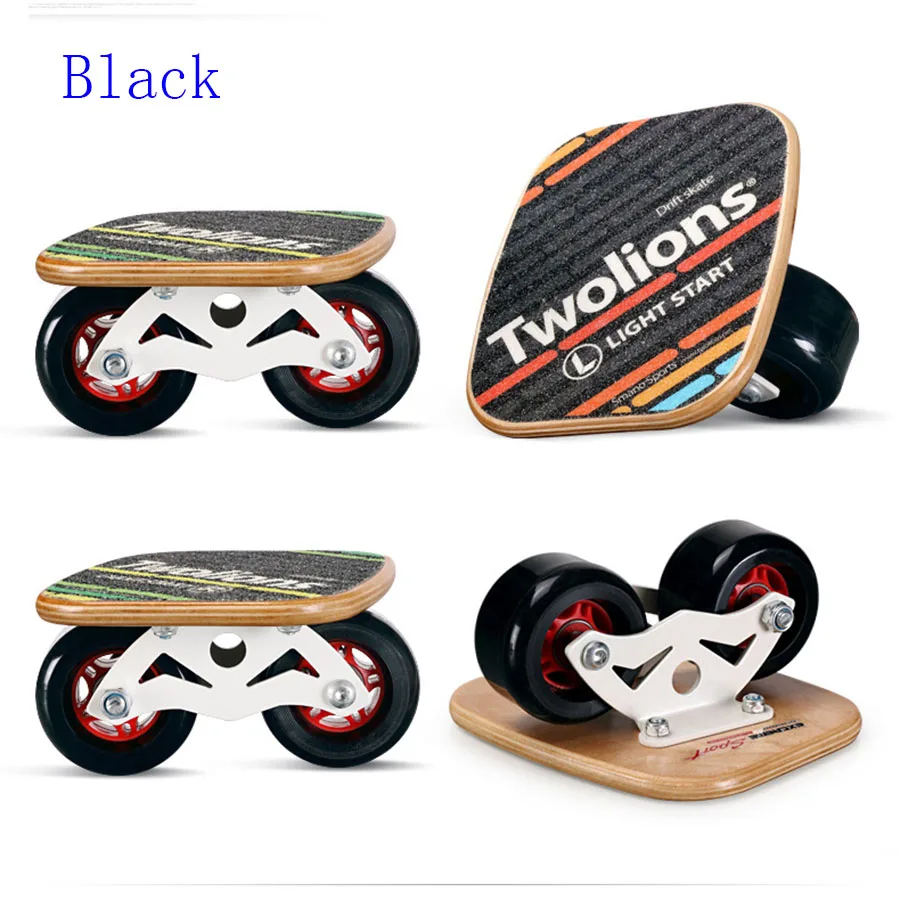 Twolions Wood Drift Board For Freeline Roller Road Drift Skates Antislip Skateboard Deck Freeline Skates Wakeboard