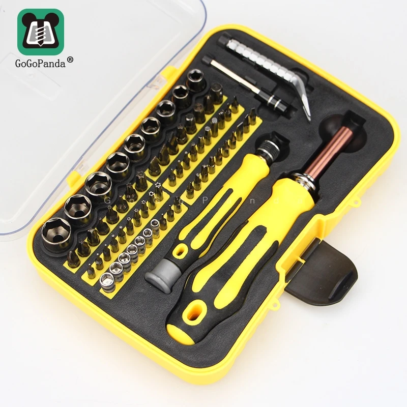 

70 IN 1 Screwdriver Set Multifunction Screw Driver Repair Tool Pry Screw For Normal Life And Household Industrial 6092C