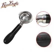 58 мм нержавеющая сталь кофе машина без дна держатель фильтра портафильтр одной чашки ручка для CRM профессиональный аксессуар