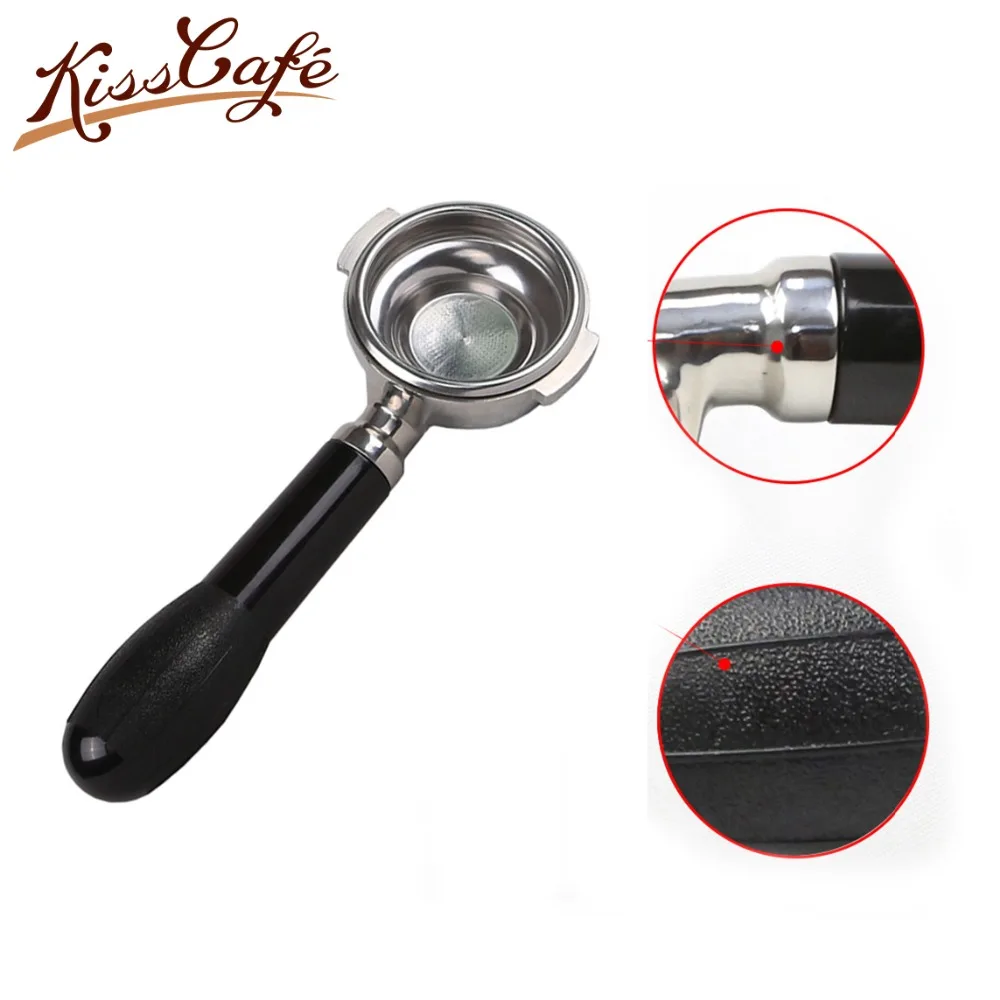 58MM Stainless Steel Coffee Machine Bottomless Filter Holder