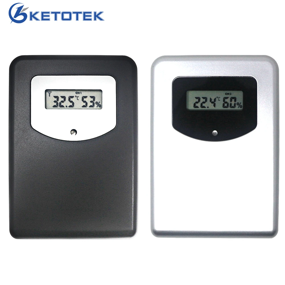 

433 MHz Wireless Weather Station Temperature Humidity Meter Transmitter Remote Sensor