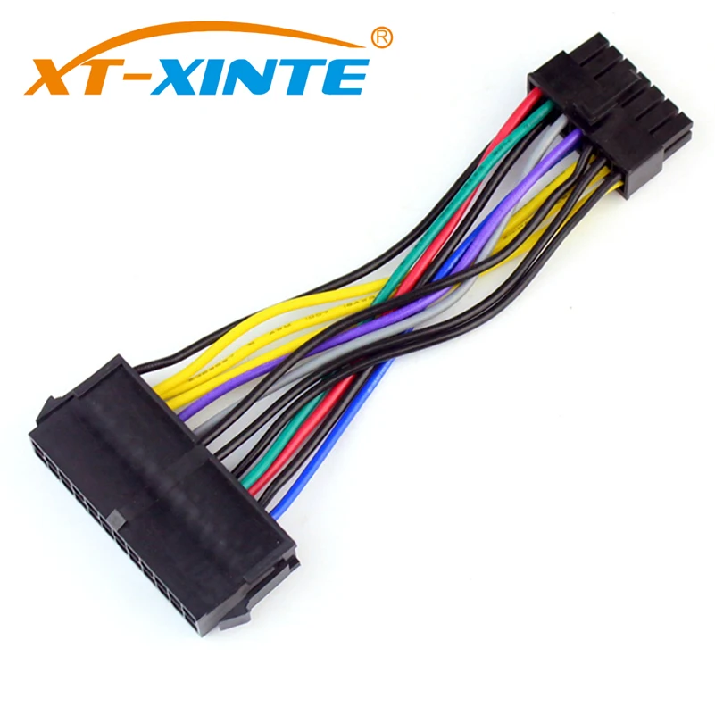Кабель питания 15 см шнур 18AWG провод ATX 24 контакта на 14 контактов адаптер кабель для